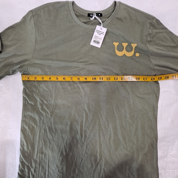 Whalebone Surf Club Logo Green Long Sleeve T-shirt NWT - Picture 5 of 6